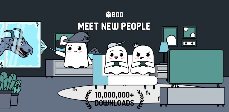 Boo: Flört, Arkadaşlık & Sohbet background