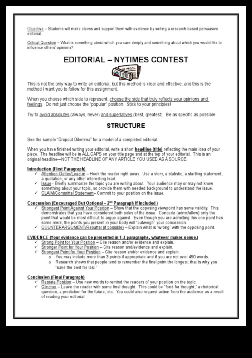 The Editorial Structure A Guide for Writers 1