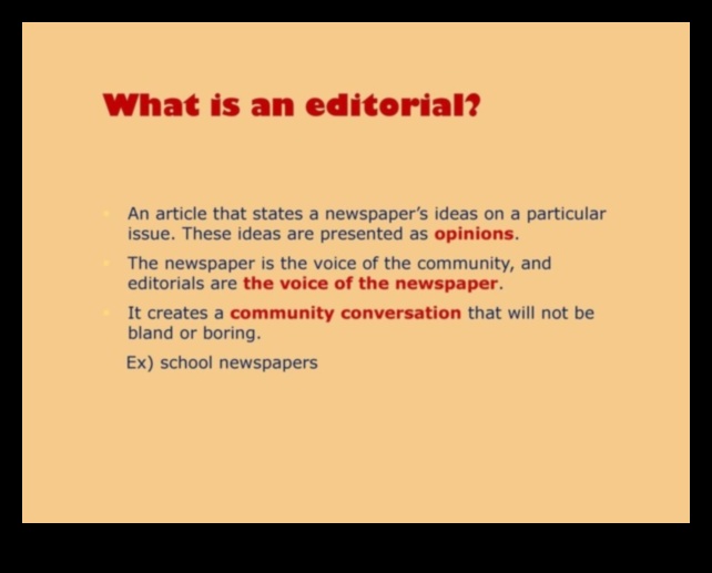 how many paragraphs in editorial writing