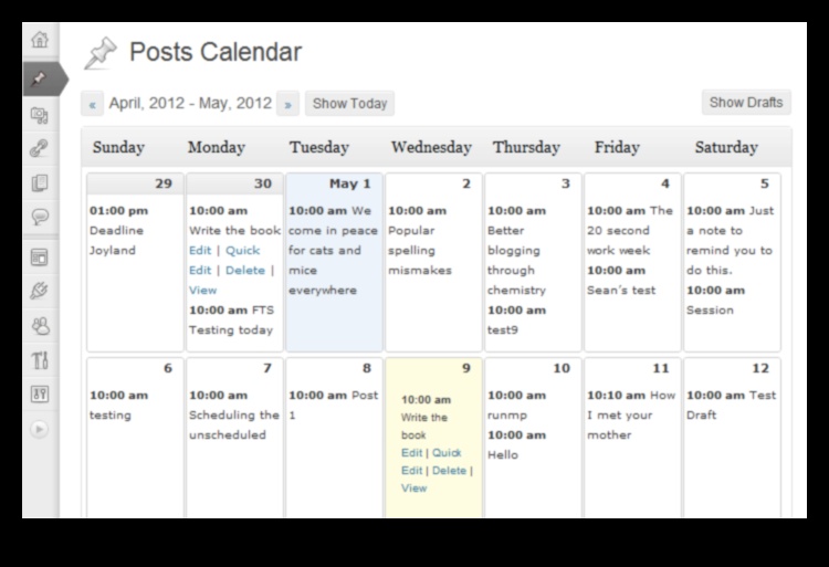 how to make an editorial calendar